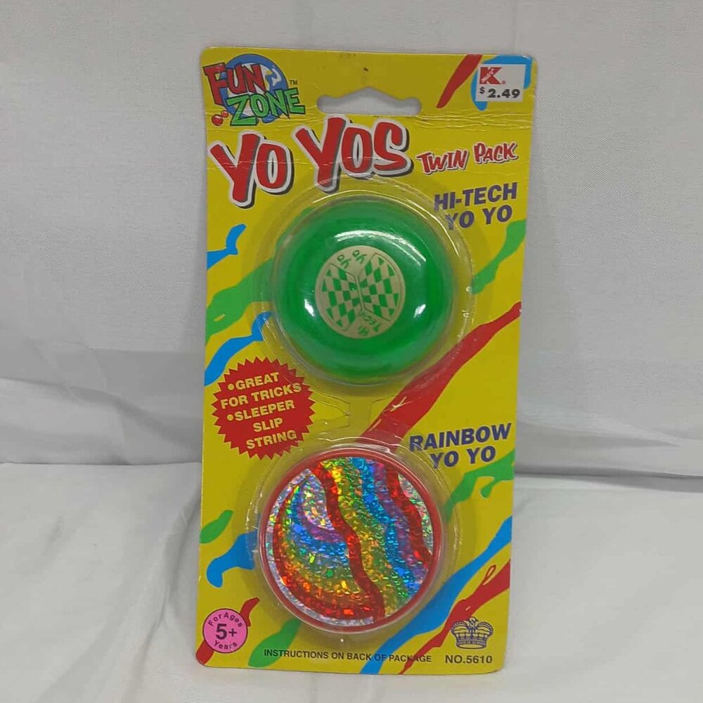 Vintage Fun Zone Yo Yo's Sealed
